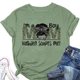 I'm A Boy Mom Nothing Scares Me T-Shirt