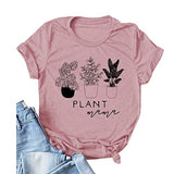 Women Plant Mama T-Shirt Graphic T-Shirt
