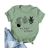 Women Plant Mama T-Shirt Graphic T-Shirt