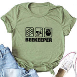 Women Beekeeper T-Shirt Save The Bees Shirt