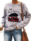 Women Long Sleeve Christmas Sweater Christmas Shirt
