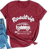 Frauen Road Trip T-Shirt Reise Hippie Shirt