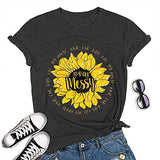 Damen T-Shirt mit Aufschrift „It's All Messy My House Hair Car Kids Life“