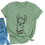 Women Mama Llama T-Shirt