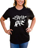 Papa Bear Mama Bear T-Shirts Matching Shirt for Mom & Dad