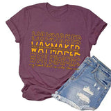 Waymaker T-Shirt Miracle Worker Promise Keeper Light in The Darkness My God Shirt pour femme