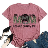 I'm A Boy Mom Nothing Scares Me T-Shirt