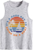 Lustiges Urlaubs-Tanktop für Frauen mit Aufschrift „It's A Good Day to Drink on A Boat“, Trinktops