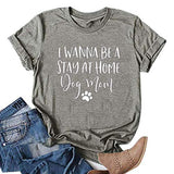T-shirt Je veux juste être une maman de chien au foyer