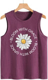 Débardeur fleuri Bloom with Grace pour femme