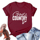 Women Country T-Shirt Graphic Shirt