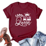 T-shirt Camp Queen pour femme, chemise de camping