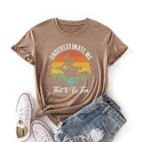 Women Underestimate Me That'll Be Fun T-Shirt Witch Tee Gift Shirt