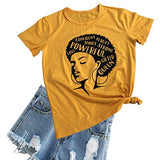 Afro Powerful Woman T-Shirt Strong Confident Queen T-Shirt