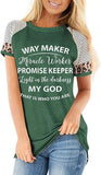 Way Maker Miracle Worker Promise Keeper Light in The Darkness My God This is Who You are T-Shirt