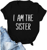 Damen T-Shirt „Ich bin die Schwester“