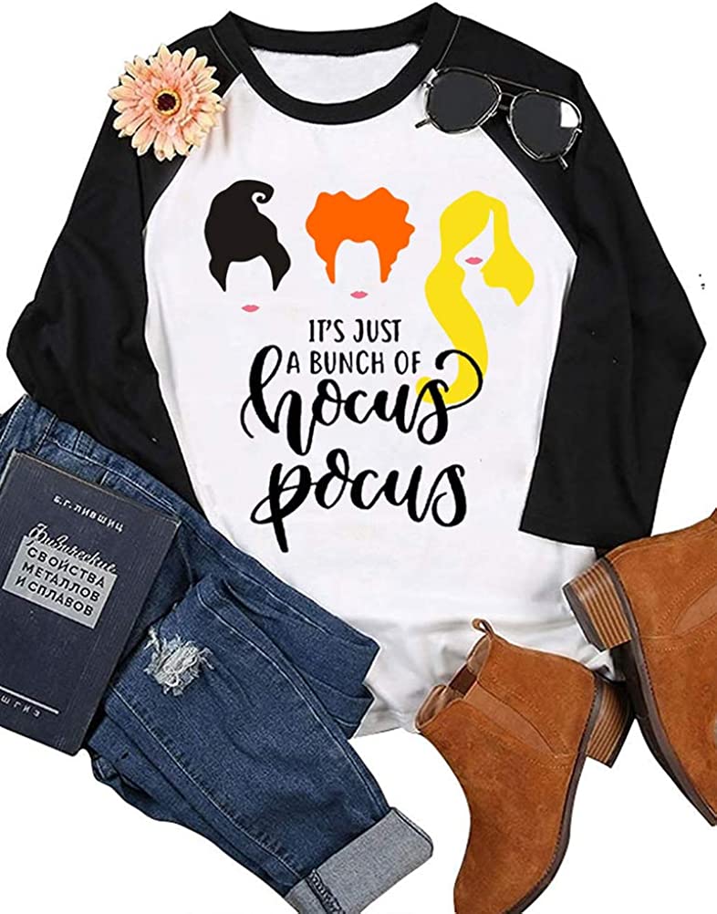 Damen Bluse „It's Just A Bunch of Hocus Pocus“