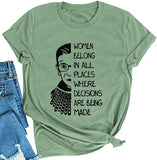 Frauen gehören überall hin, Frauen Grafik T-Shirt