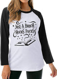 It's Just A Bunch Hocus Pocus Blouse Halloween Shirt