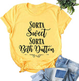 Damen Beth Dutton T-Shirt