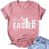 Women Happy Easter T-Shirt Cute Easter Shirt