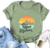 Women Be A Nice Human T-Shirt Be Kind Shirt