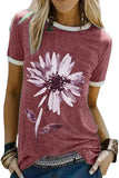 Women Vintage Daisy T-Shirt Floral Shirt