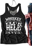 Débardeur pour femme Whiskey Bent &amp; Hell Bound