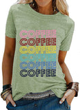 Coffee T-Shirts for Women Caffeine Shirt