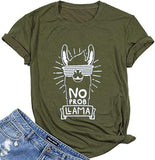 T-shirt No Drama Lama pour femmes