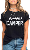 T-shirt Happy Camper pour femme