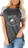 Femmes sauter une paille sauver une tortue T-Shirt tunique chemise