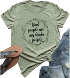 Damen T-Shirt mit V-Ausschnitt