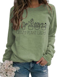 Women Crazy Plant Lady Sweatshirt Plant Mom Shirt