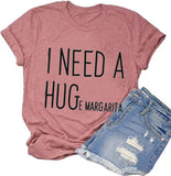 Women?s? I Need A Huge Margarita Graphic Sweatshirts Casual Loose Crew Neck Long Sleeve Top Women