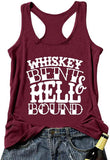 Débardeur pour femme Whiskey Bent &amp; Hell Bound