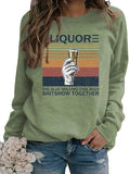 Damen Langarm-Sweatshirt mit Aufschrift „The Glue Holding This 2020 Shitshow Together“