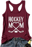 Women Hockey Mom Shirt Tank Top