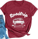Frauen Road Trip T-Shirt Reise Hippie Shirt