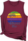 Women Beer Me Tank Tops
