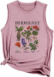 Herbology Plants Tank Tops Women Gardening Shirt