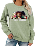 Women Long Sleeve I Smell Children Sweatshirt Hocus Pocus Shirt