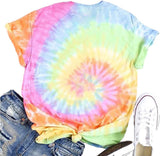 T-Shirt Faith Tie Dye pour femmes, chemise graphique