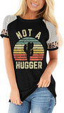 Women Not A Hugger T-Shirt Cactus Shirt