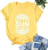 Les femmes laissent le soleil en T-Shirt