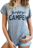 T-shirt Happy Camper pour femme
