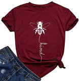 Women Bee Kind T-Shirt Graphic Shirt & Blouse