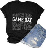 Game Day Shirt for Women Cute Graphic Shirt