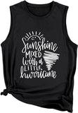 Women Sunshine Hurricane Tank Sunshine Mixed with A Little Hurricane Shirt