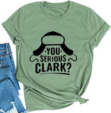 Femmes You Serious Clark T-Shirt Chemise de Noël